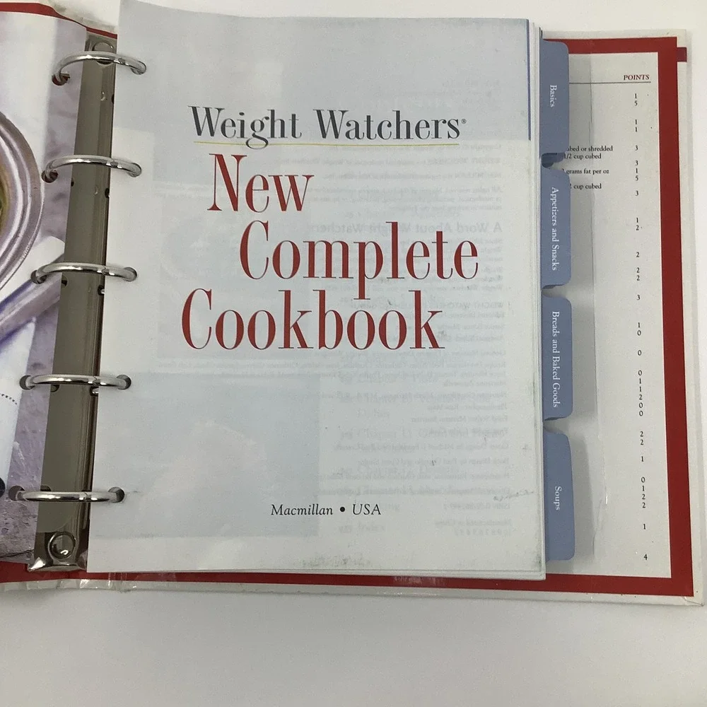Weight Watchers New Complete Cookbook Over‎ 500 Recipes Binder Hardcover 1998